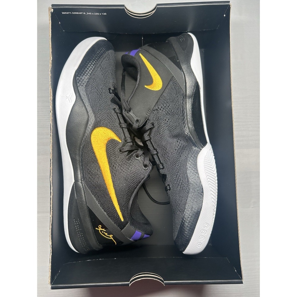 Nike Kobe 8 Protro Lakers Away - Size 13 - HF9550 001 - Preowned/No Lid